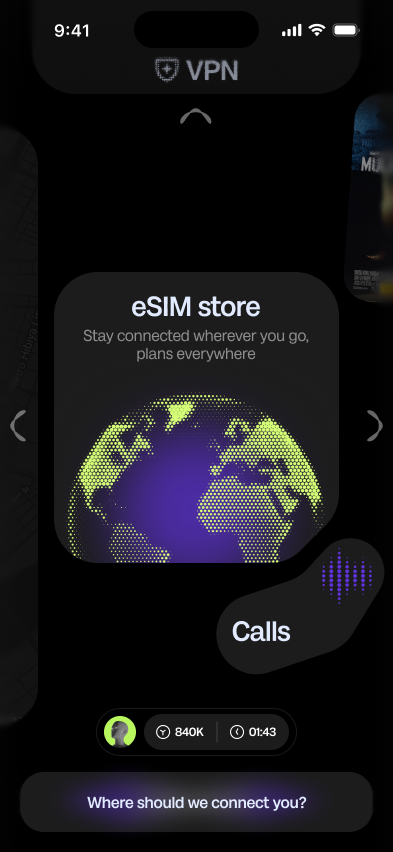 Global YO home screen